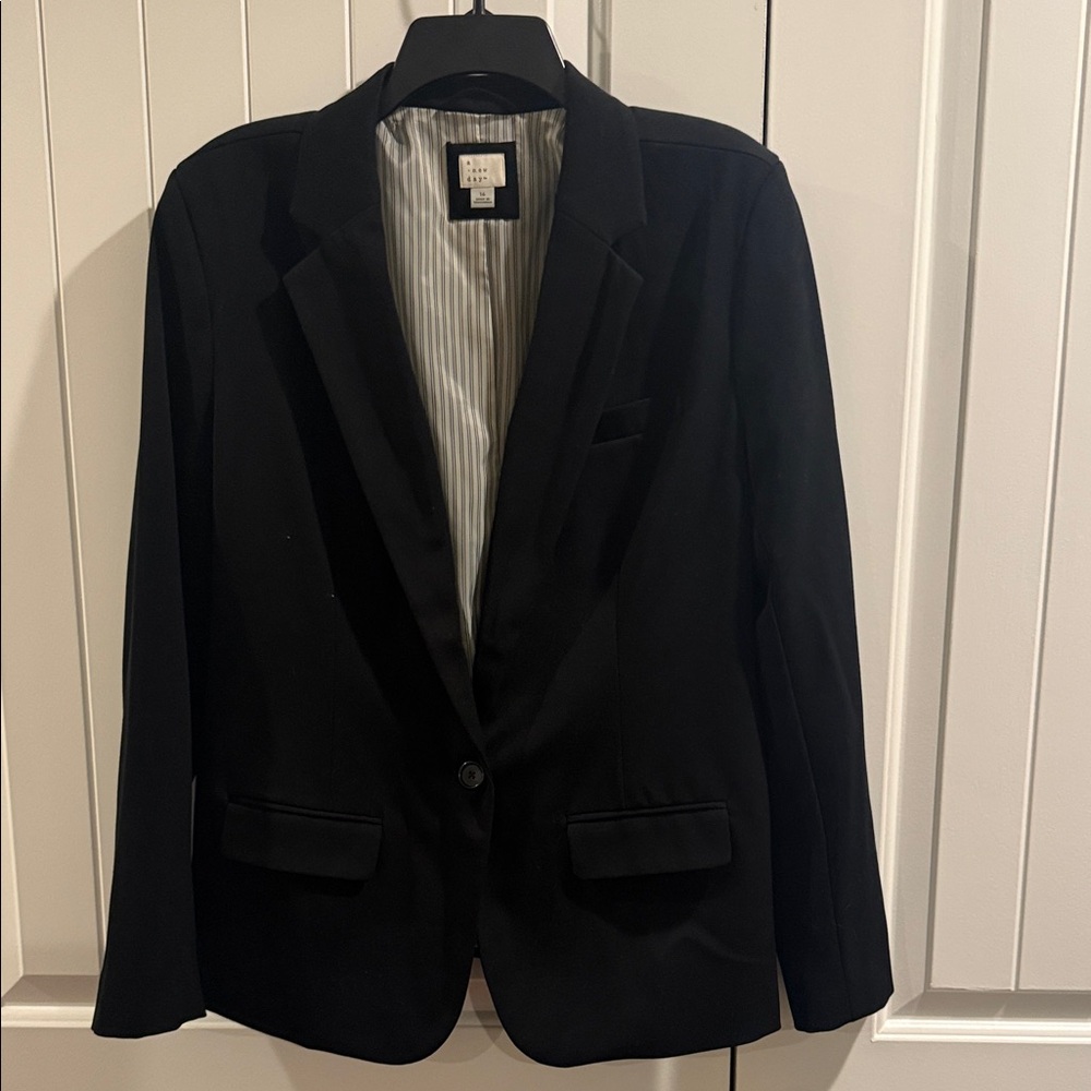 a new day Black Women's Blazer